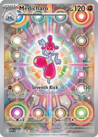 Medicham 241/217 - Holofoil ME Ascended Heroes - Illustration Rare