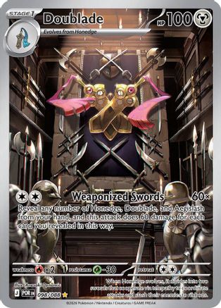 Doublade 098/088 - Holofoil ME03 Perfect Order - Shiny Rare
