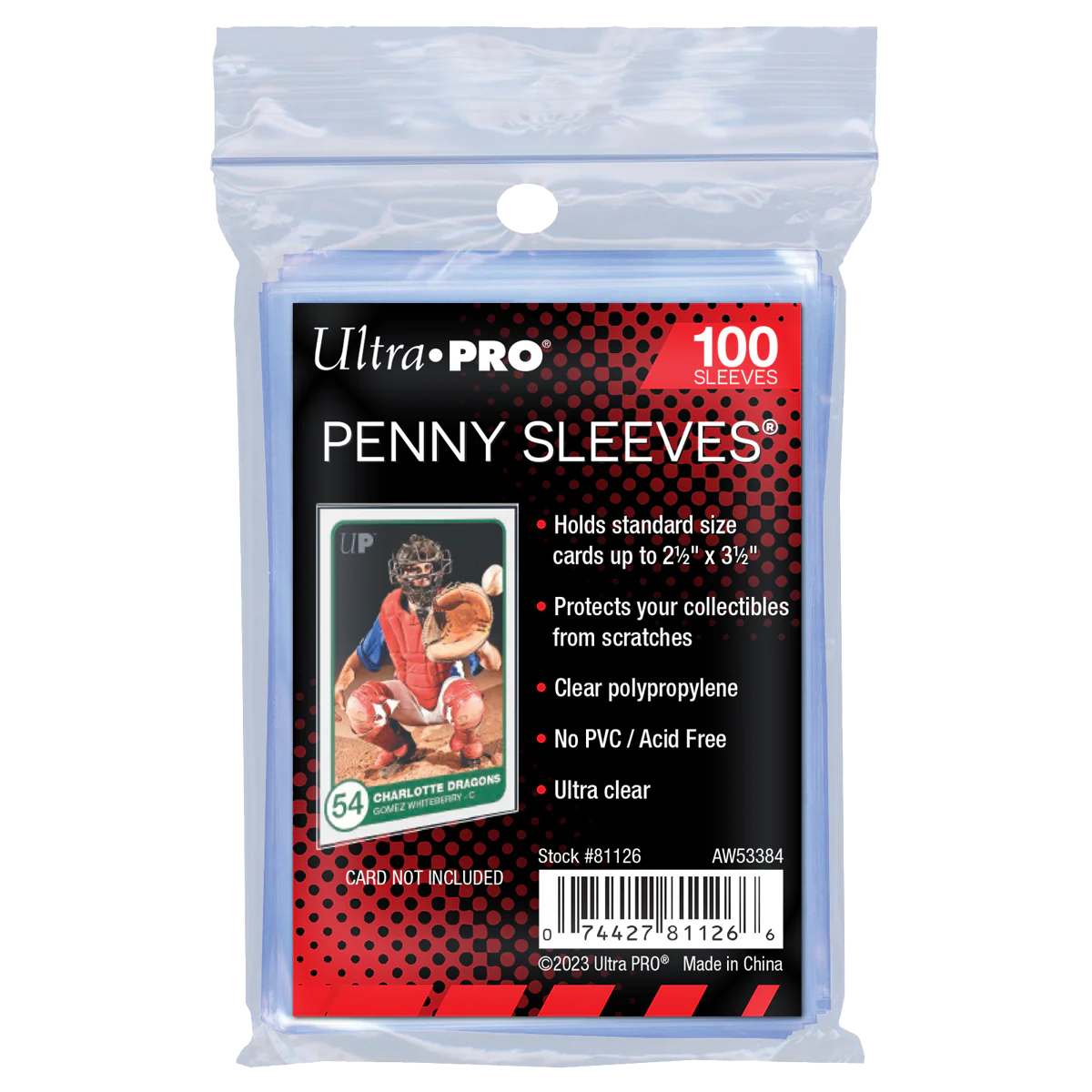 Ultra Pro 2.5" x 3.5" PENNY SLEEVES 100PCs