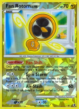 Fan Rotom RT1 - Reverse Holofoil Rising Rivals - Ultra Rare