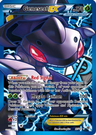 Genesect EX (Team Plasma) (97 Full Art) (Team Plasma) 097 - Holofoil Plasma Blast - Ultra Rare