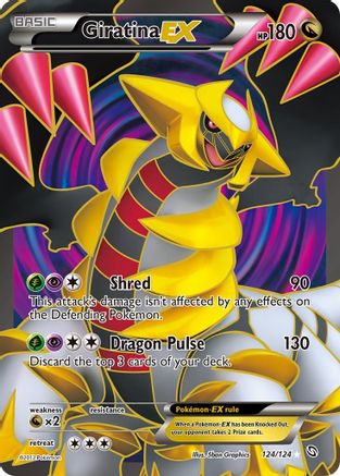 Giratina EX (124 Full Art) (124 Full Art) 124 - Holofoil Dragons Exalted - Ultra Rare