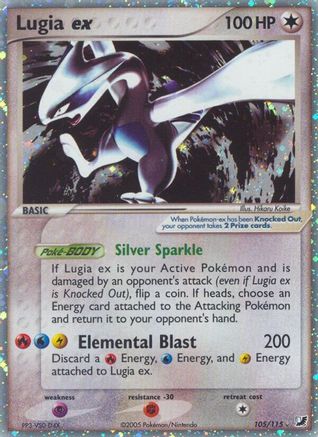 Lugia ex 105 - Holofoil Unseen Forces - Ultra Rare