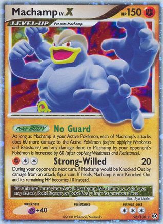 Machamp LV.X 098 - Holofoil Stormfront - Ultra Rare