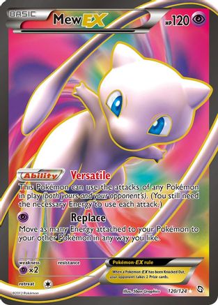 Mew EX (120 Full Art) (120 Full Art) 120 - Holofoil Dragons Exalted - Ultra Rare
