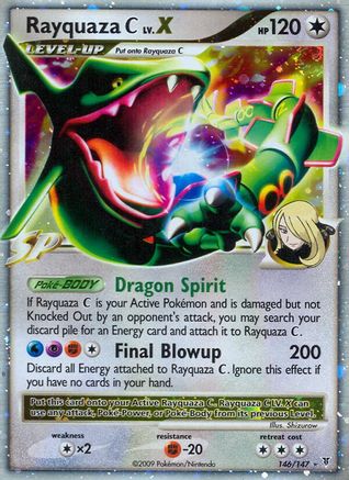 Rayquaza C Lv.X 146 - Holofoil Supreme Victors - Ultra Rare