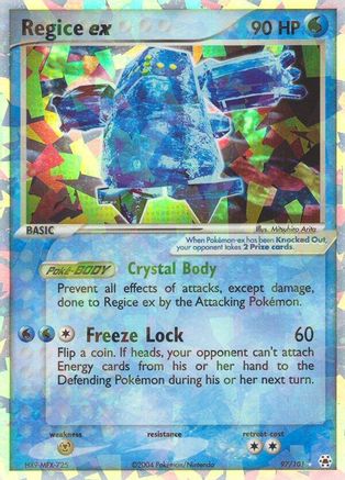 Regice ex 097 - Holofoil Hidden Legends - Ultra Rare