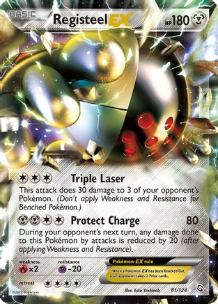 Registeel EX 081 - Holofoil Dragons Exalted - Ultra Rare