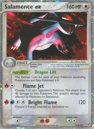 Salamence ex 103 Deoxys - Ultra Rare