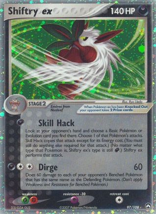 Shiftry ex 097 - Holofoil Power Keepers - Ultra Rare