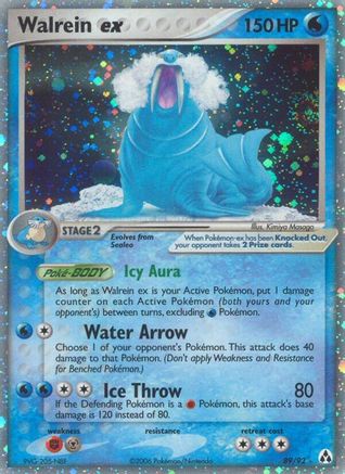 Walrein ex 089 - Holofoil Legend Maker - Ultra Rare