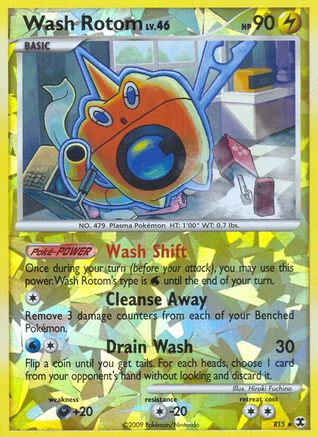 Wash Rotom RT5 - Reverse Holofoil Rising Rivals - Ultra Rare