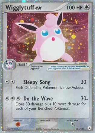 Wigglytuff ex 101 - Holofoil Hidden Legends - Ultra Rare