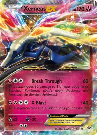 Xerneas EX 097/146 - Holofoil XY Base Set - Ultra Rare