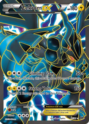 Zekrom EX (97 Full Art) (97 Full Art) 097 - Holofoil Next Destinies - Ultra Rare
