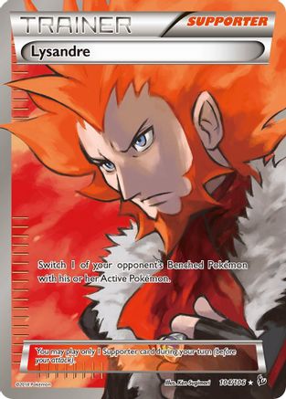 Lysandre (104 Full Art) (104 Full Art) 104/106 - Holofoil XY Flashfire - Ultra Rare