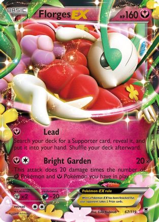 Florges EX 067/119 - Holofoil XY Phantom Forces - Ultra Rare