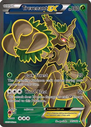 Trevenant EX (145 Full Art) (145 Full Art) 145 - Holofoil XY Primal Clash - Ultra Rare