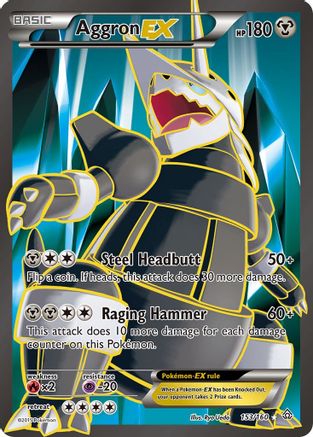 Aggron EX (153 Full Art) (153 Full Art) 153/160 - Holofoil XY Primal Clash - Ultra Rare