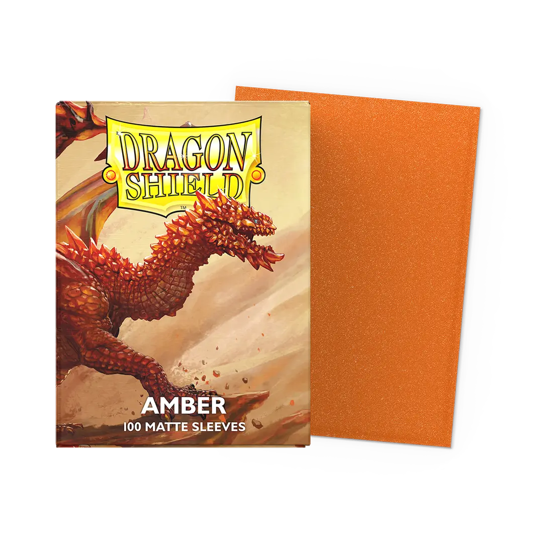 Dragon Shield | Amber - Matte Sleeves