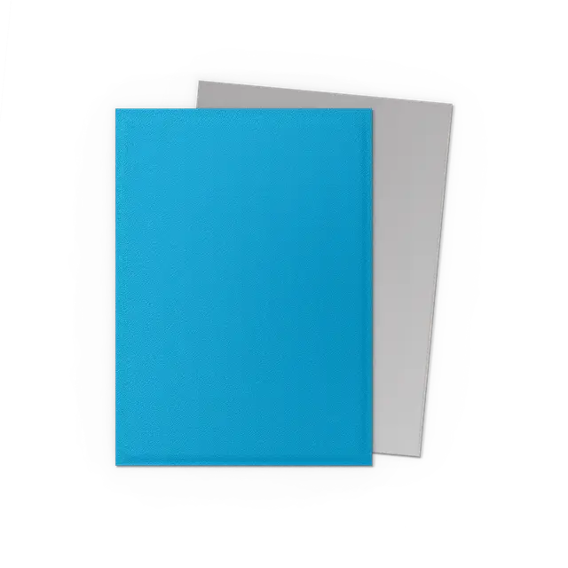 Dragon Shield - Sky Blue & Silver - Matte Dual Sleeves