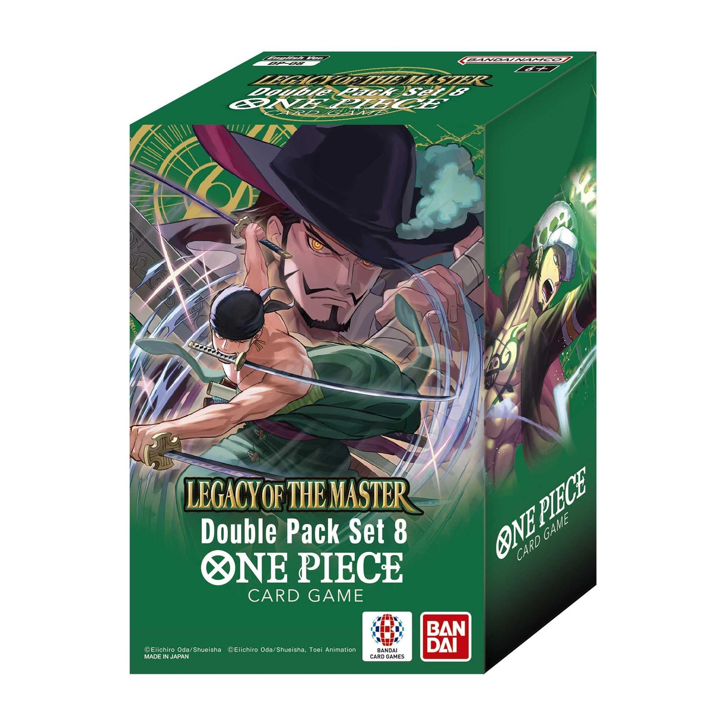 One Piece Card Game Legacy of the Master Double Pack Set 8 box with anime characters