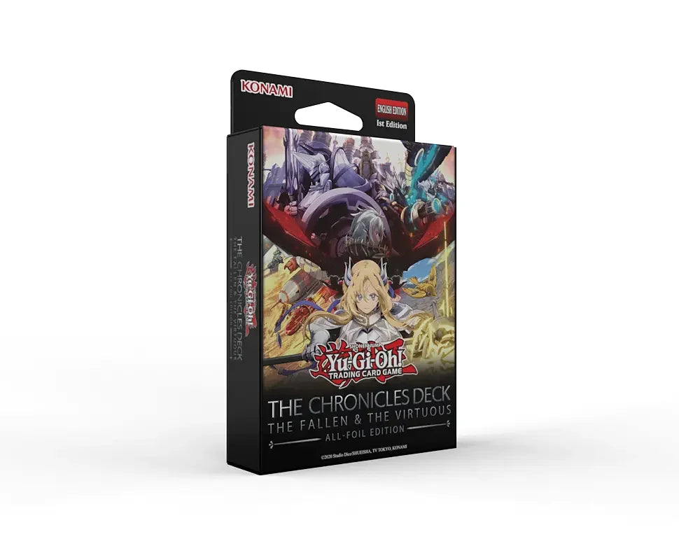Yu-Gi-Oh! The Chronicles Deck The Fallen & The Virtuous all-foil trading card game box