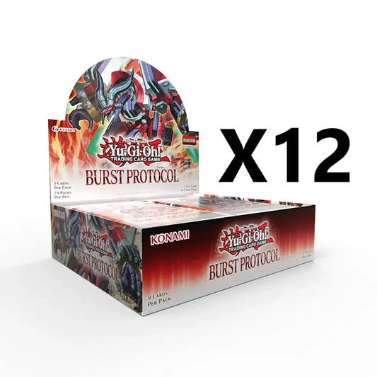 YuGiOh Burst Protocol trading card game booster box case x12 for collectors and players