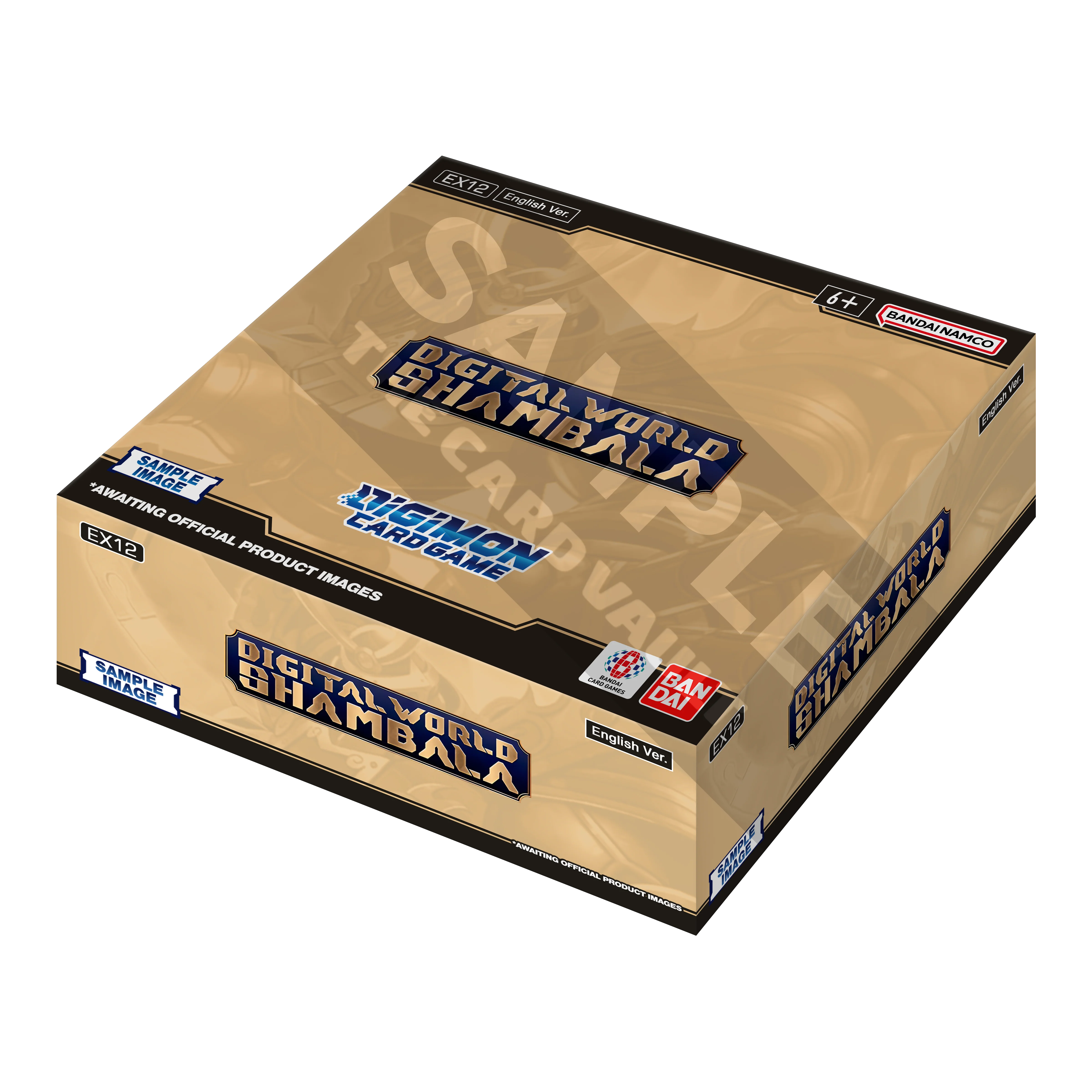 digimon world card shop Box Game Digital Shambala (EX-12) – Battle Round Whether for competitive play Kraken of the Straits Color:Smooth Camel one piece tcg box