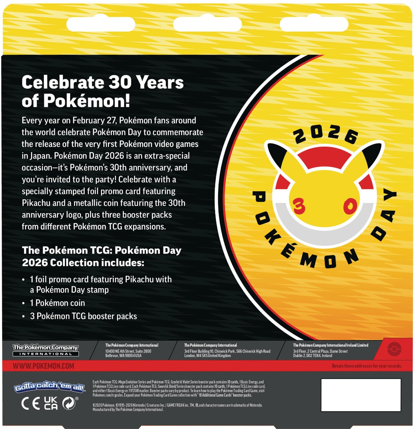 Pokemon Day 2026 Collection (30th anniversary)