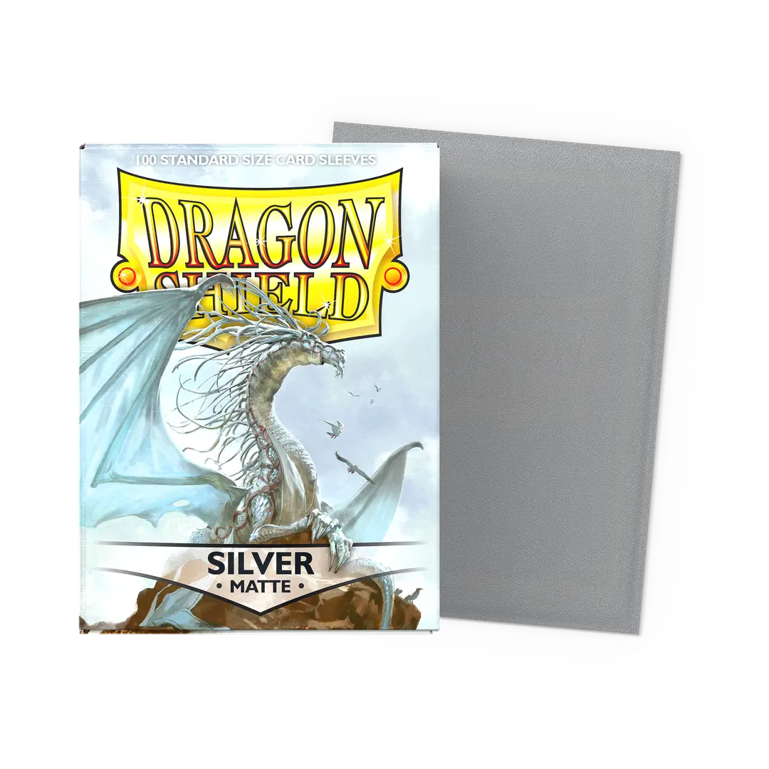 Dragon Shield | Silver - Matte Sleeves