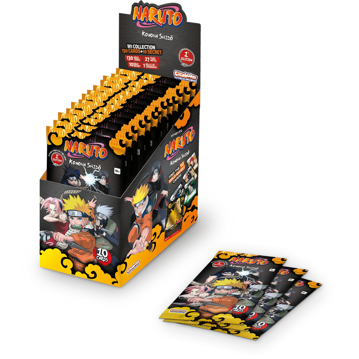 Naruto Mythos TCG - Set 01 - Konoha Shido - Booster Box (24x Packs) (1st Edition)