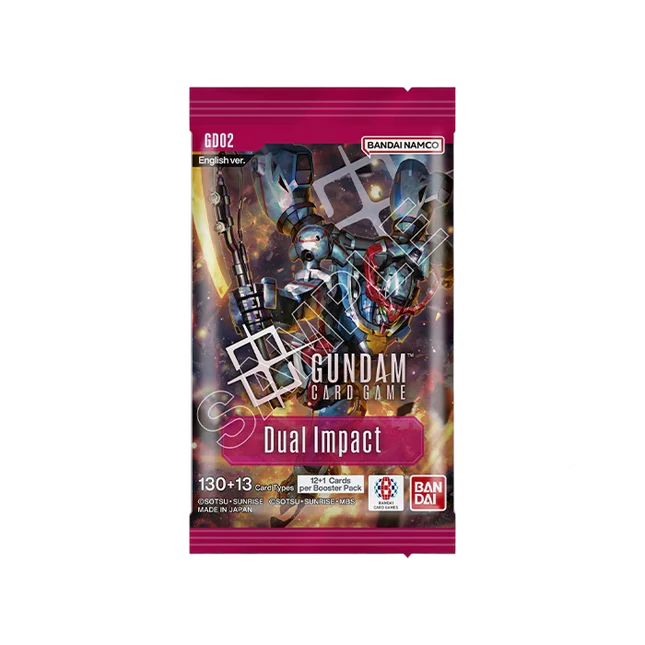 gundam dual impact sleeved blister