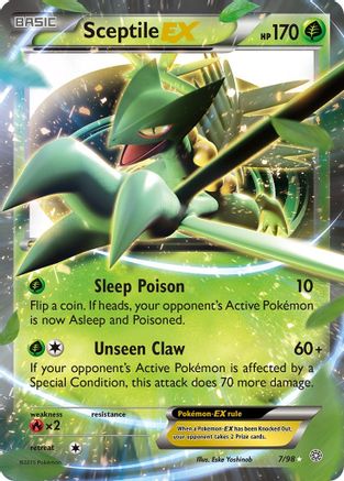 Sceptile EX 007/98  - Holofoil XY  Ancient Origins - Ultra Rare