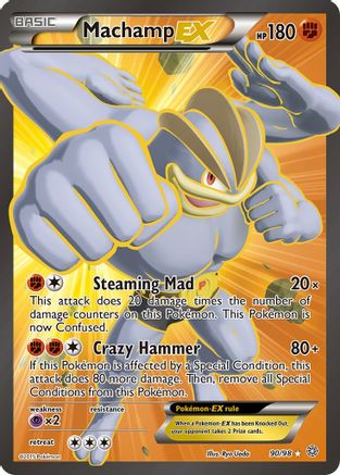 Machamp EX (90 Full Art) (90 Full Art) 090/98  - Holofoil XY  Ancient Origins - Ultra Rare