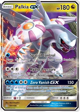 Palkia GX 101/156  - Holofoil SM  Ultra Prism - Ultra Rare