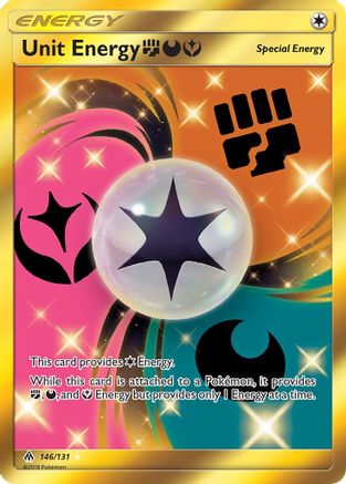 Unit Energy FDY (Secret) 146  - Holofoil SM  Forbidden Light - Secret Rare