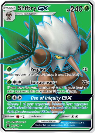 Shiftry GX (Full Art) 152  - Holofoil SM  Celestial Storm - Ultra Rare