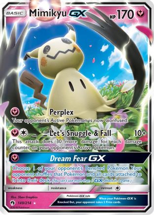 Mimikyu GX 149/214  - Holofoil SM  Lost Thunder - Ultra Rare