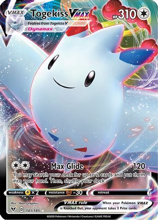 Togekiss VMAX 141/185  - Holofoil SWSH04 Vivid Voltage - Ultra Rare