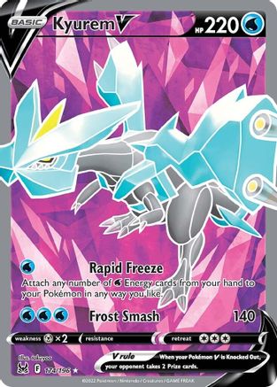 Kyurem V (Full Art) 174/196  - Holofoil SWSH11 Lost Origin - Ultra Rare