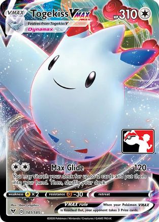 Togekiss VMAX 141  - Holofoil Prize Pack Series Cards - Ultra Rare