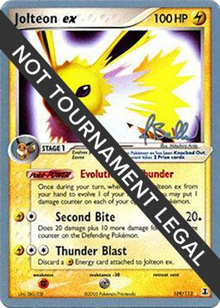 Jolteon ex - 2006 (Jimmy Ballard) 109  World Championship Decks - Ultra Rare