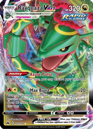 Rayquaza VMAX (102) (102) 102/159  - Holofoil Crown Zenith - Ultra Rare