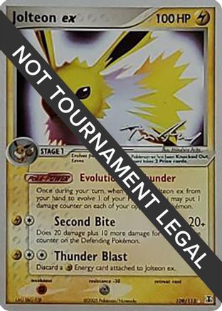 Jolteon ex - 2007 (Tom Roos) 109  World Championship Decks - Ultra Rare