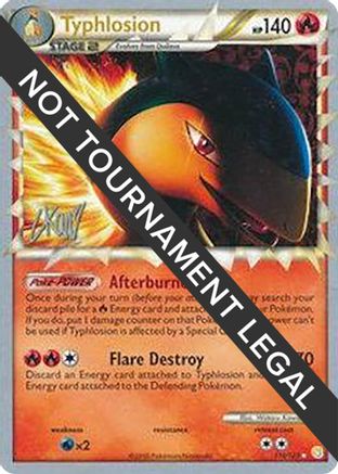 Typhlosion - 2011 (Christopher Kan) 110  World Championship Decks - Ultra Rare