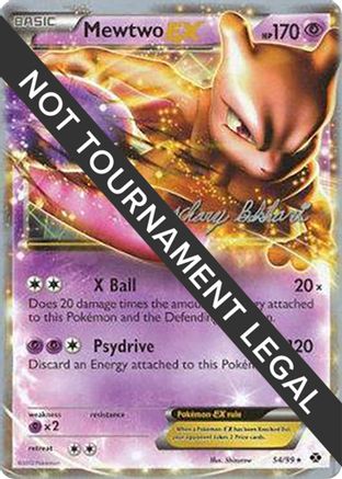 Mewtwo EX - 2012 (Zachary Bokhari) 054  World Championship Decks - Ultra Rare