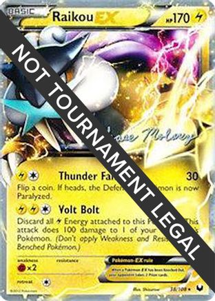 Raikou EX - 2012 (Chase Moloney) 038  World Championship Decks - Ultra Rare
