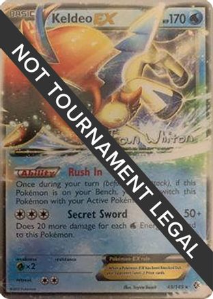 Keldeo EX - 2013 (Ian Whiton) 049  World Championship Decks - Ultra Rare