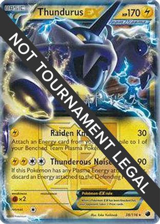 Thundurus EX - 2014 (Haruto Kobayashi) 038  World Championship Decks - Ultra Rare